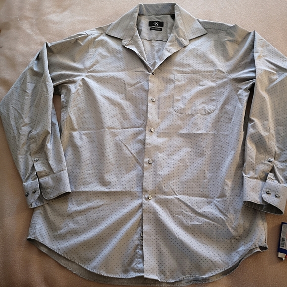 CALVIN KLIEN Men's Button Up Dress Shirt - Picture 4 of 12